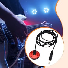 Piezo Pickup Mic Portable with 3.5 Mono Jack Output for Banjoes Violins Ukulele