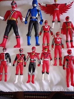 Super Sentai Series Soft Vinyl Figure Set 80 Pieces Japanese Bulk Sold