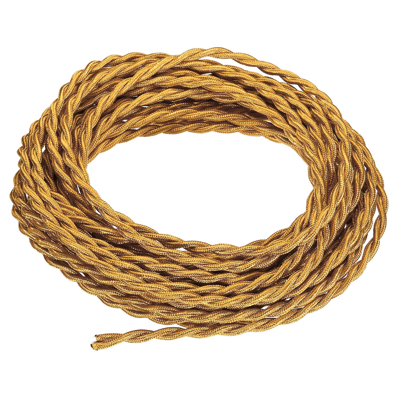 Cloth Conductor Twisted Cloth Covered Wire UL Listed 2-Conductor Braided Cable 30ft ...