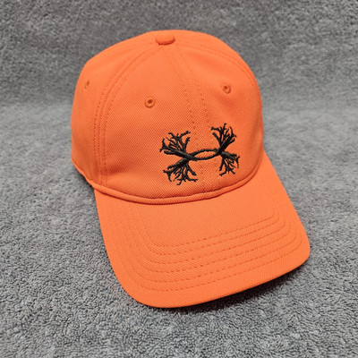 Under Armour Hat Blaze Orange Hunting Snapback Baseball Cap OSFM UA 1226433 