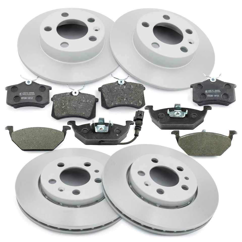 Brake discs brake pads front rear for Audi A3 8L A2 VW Golf 4 Polo 9N Bora - Image 2 of 4