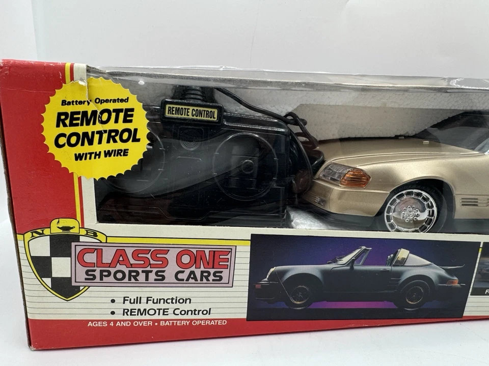Vintage 1995 New Bright Mercedes 500SL RC Car 2042-1 Wired RC Boxed Tested RARE - Image 4 of 4