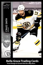 2021-22 Upper Deck Craig Smith #19 Boston Bruins NHL Hockey