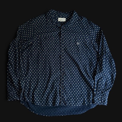 Denim Supply Ralph Lauren 100% Cotton Micro Floral Button Up Work Shirt