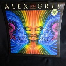 Alex Grey 2014 Calendar OOP and Very RARE