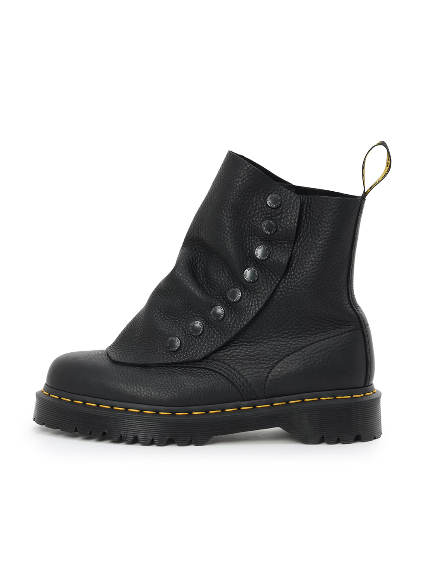 Dr. Martens x LIMI feu DOT BUTTON BOOTS Black LA-E50-758-1-05 NEW