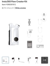 Insta360 Flow Creator Kit Axis Gimbal Stabilizer for Smartphones