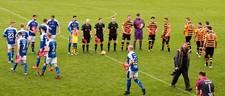 Photo 6x4 Stranraer FC v Alloa Athletic - 14 October 2017 (4) The team ru c2017