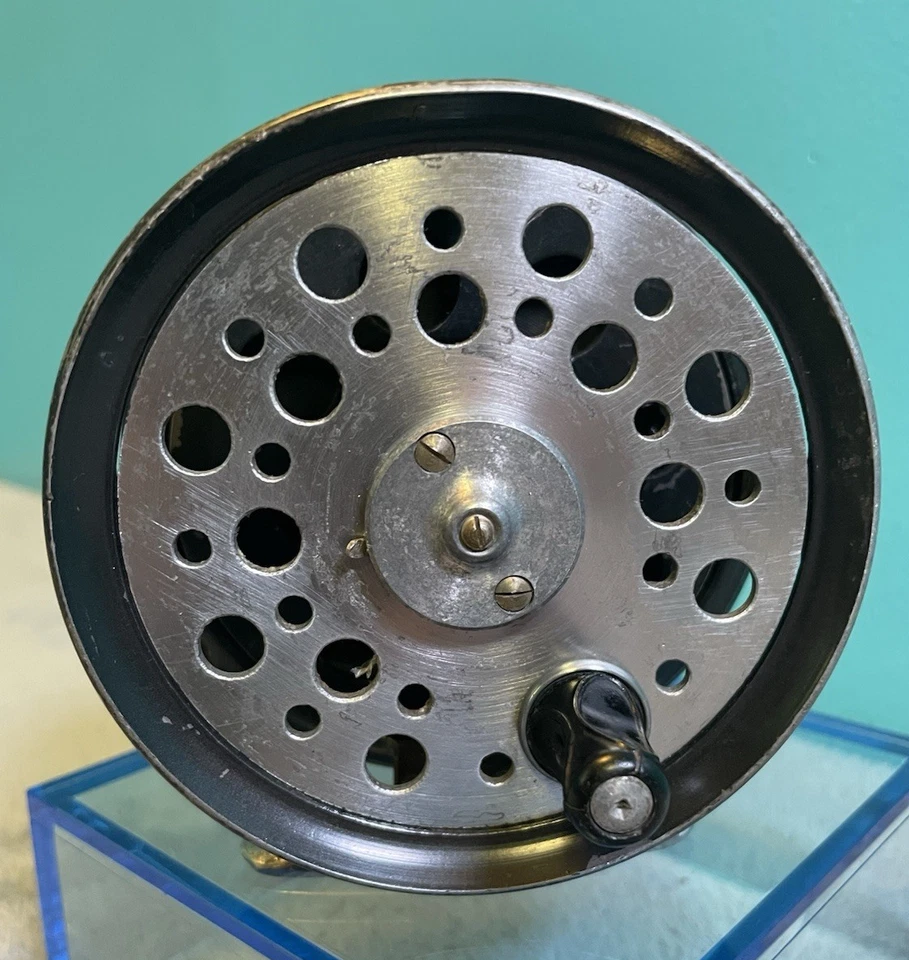 Antigo molinete de pesca com mosca Orvis JW Young Battenkill feito na Inglaterra 3,5" diâmetro 5,7 oz - Imagem 3 de 4