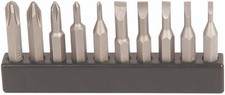 Wiha 75987 10 Piece Slotted And Phillips Microbits Set