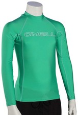 O'Neill Kid's Basic Skins LS Rash Guard - Seaglass - New