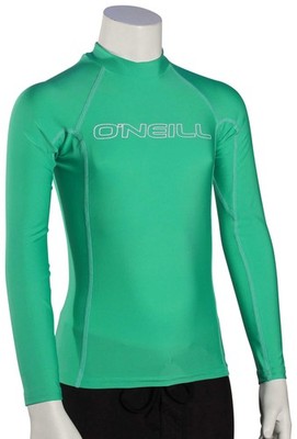 O'Neill Kid's Basic Skins LS Rash Guard - Seaglass - New