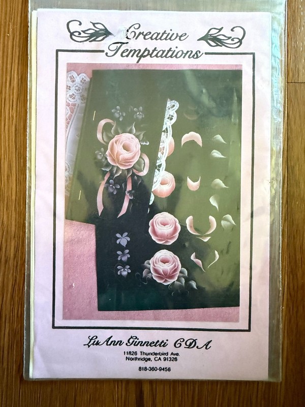 Creative Temptations LuAnn Ginnetti CDA Rose Seminar Book Painting Instructions