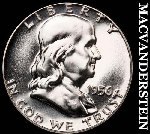 1956 Silver Franklin Half Dollar - Choice Gem Proof  Lustrous  No Reserve  #i143