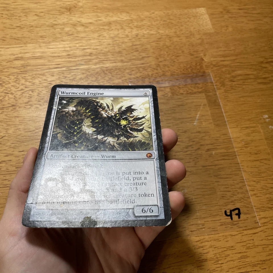 ⚙️Wurmcoil Engine Scars of Mirrodin MTG Oversize Magic Player Rewards Program 47 - Image 3 of 4