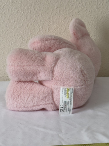 KellyToy Pink Elephant Rattle Plush 12 Inch Crinkle Ears Stuffed Toy Elephant - Picture 5 of 7