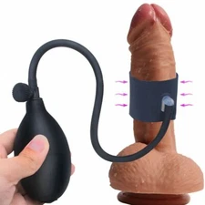 Inflatable Male Penis Extender Stretcher Sleeve Penis Enhancer Enlarger Delay