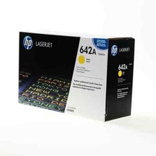 HP Genuine 642A CB402A Yellow Toner Print Cartridge Sealed HP LaserJet CP4005