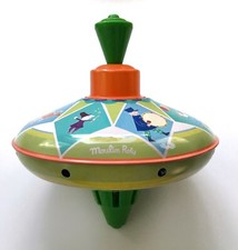 Vintage Moulin Roty Spinning Top Circus Theme