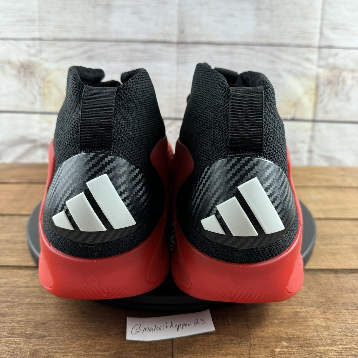 adidas AE 1 Pure Ruby Georgia Bulldogs Men Sz 8 Black Red Basketball Shoes IG666 Deals on Men main image 3