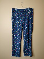 Wondershop Sleepwear men XL 36 x 30 fleece pants "Christmas Bulbs" elastic waist