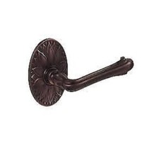 FUSION ANTIQUE COPPER SINGLE DUMMY CLAW FOOT LEFT HANDED DOOR LEVER,OVAL FLORAL