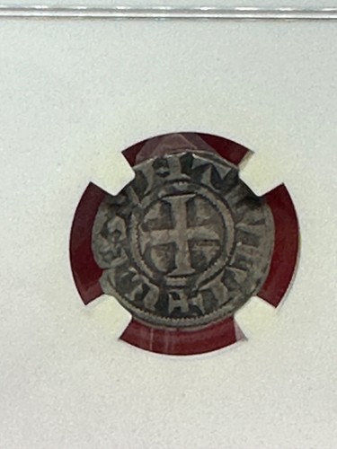1200- 1300 France Denier Besancon Roberts - 4756 ANONYMOUS NGC VF 20 - Picture 4 of 4