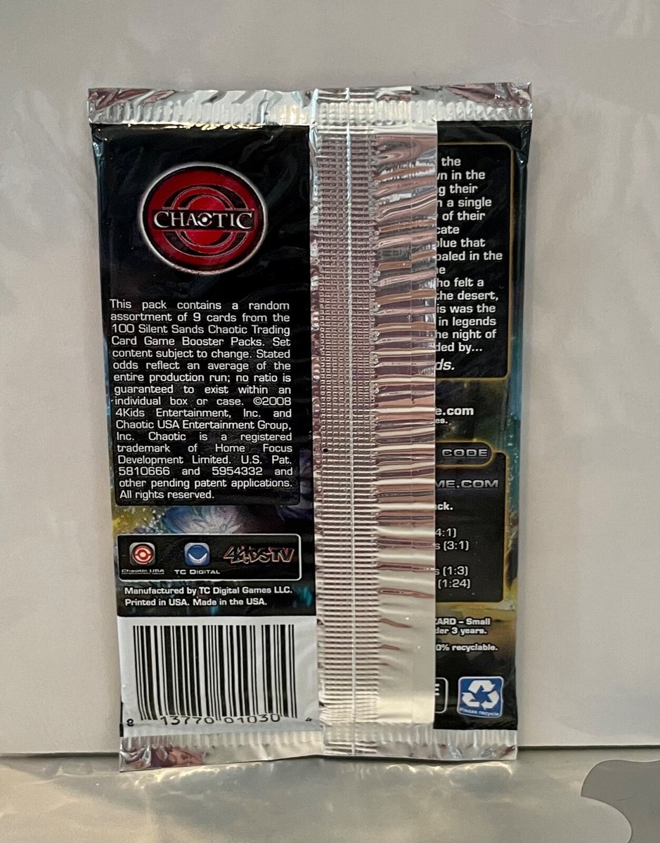 chaotic silent sands booster box CCG | Pack Silent Sands expansion will add 100 new cards to the game and open up countless new deck possibilities.New Creatures Chaotic TCG Silent Sands First