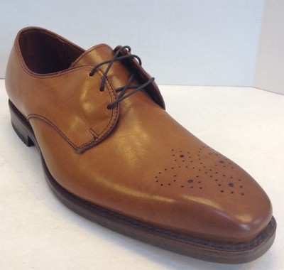 Allen Edmonds Flatiron Derby Oxfords Perforated Walnut Men 8 D