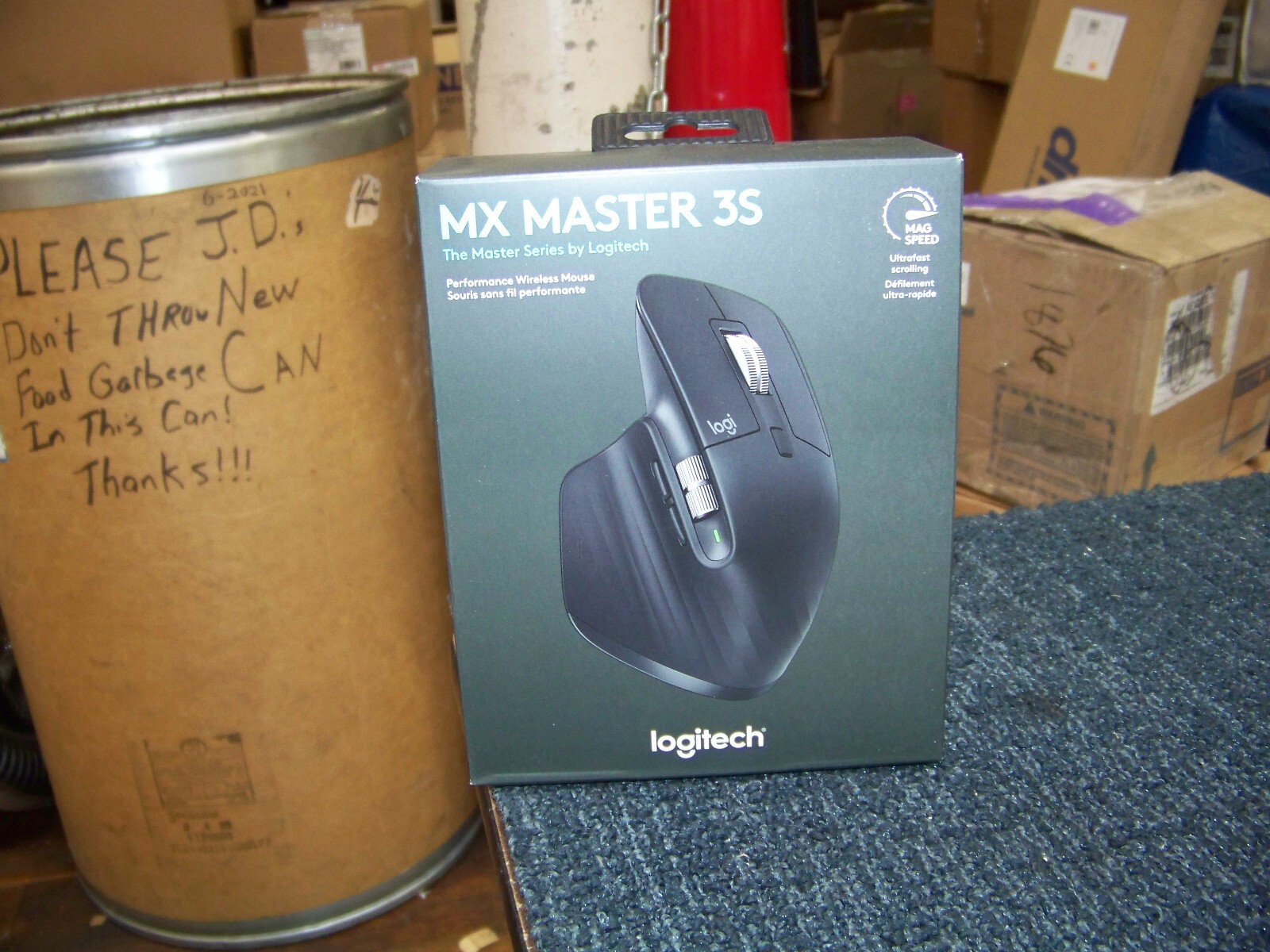 Logitech MX Master 3S Wireless Performance Mouse Ergo 8KDPI New