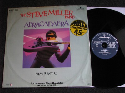 The Steve Miller Band-Abracadabra 12 inch Maxi LP-1982 Germany-Mercury-6400 629