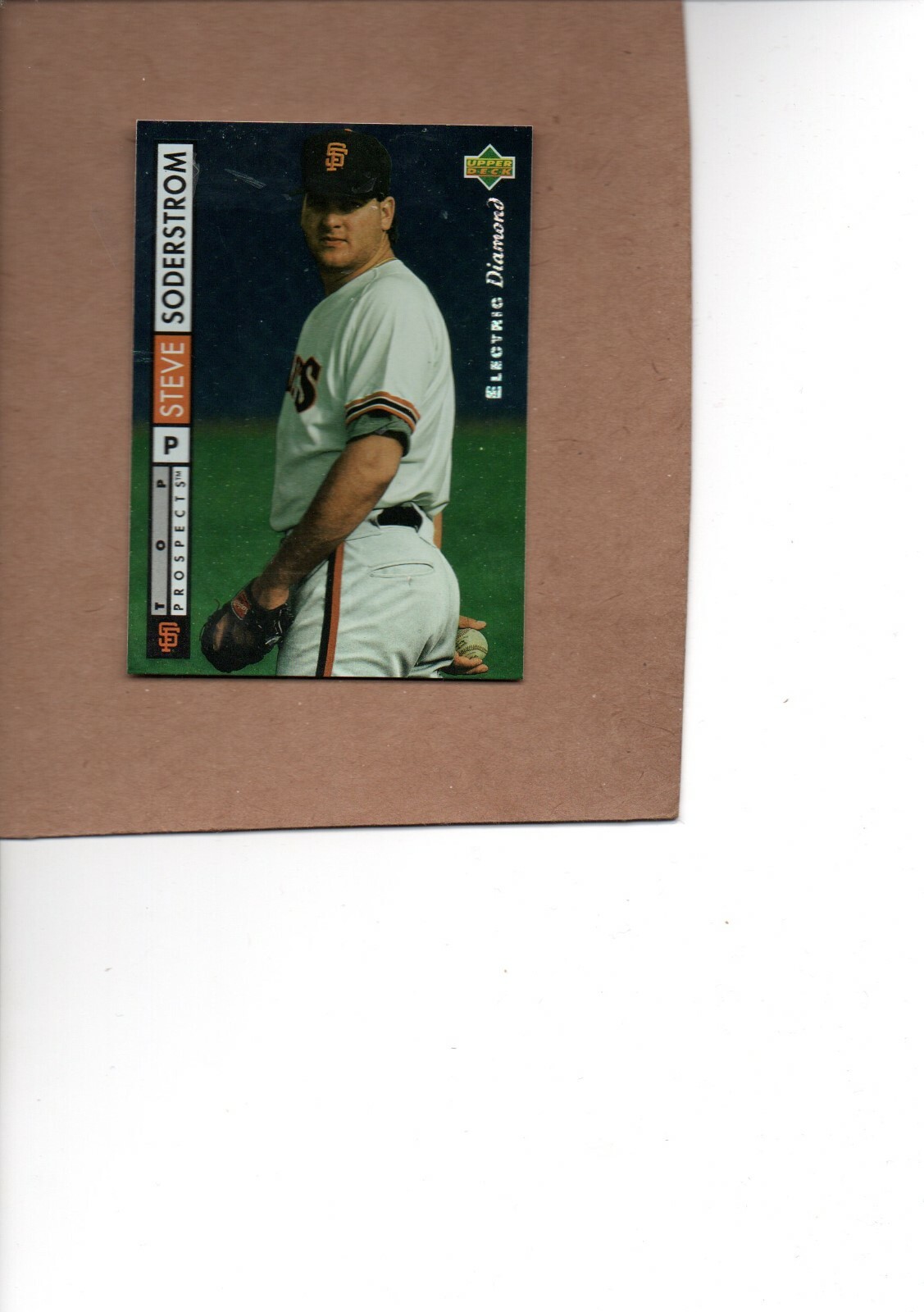  steve soderstrom sf giants 533 1994 upper deck electric diamond card