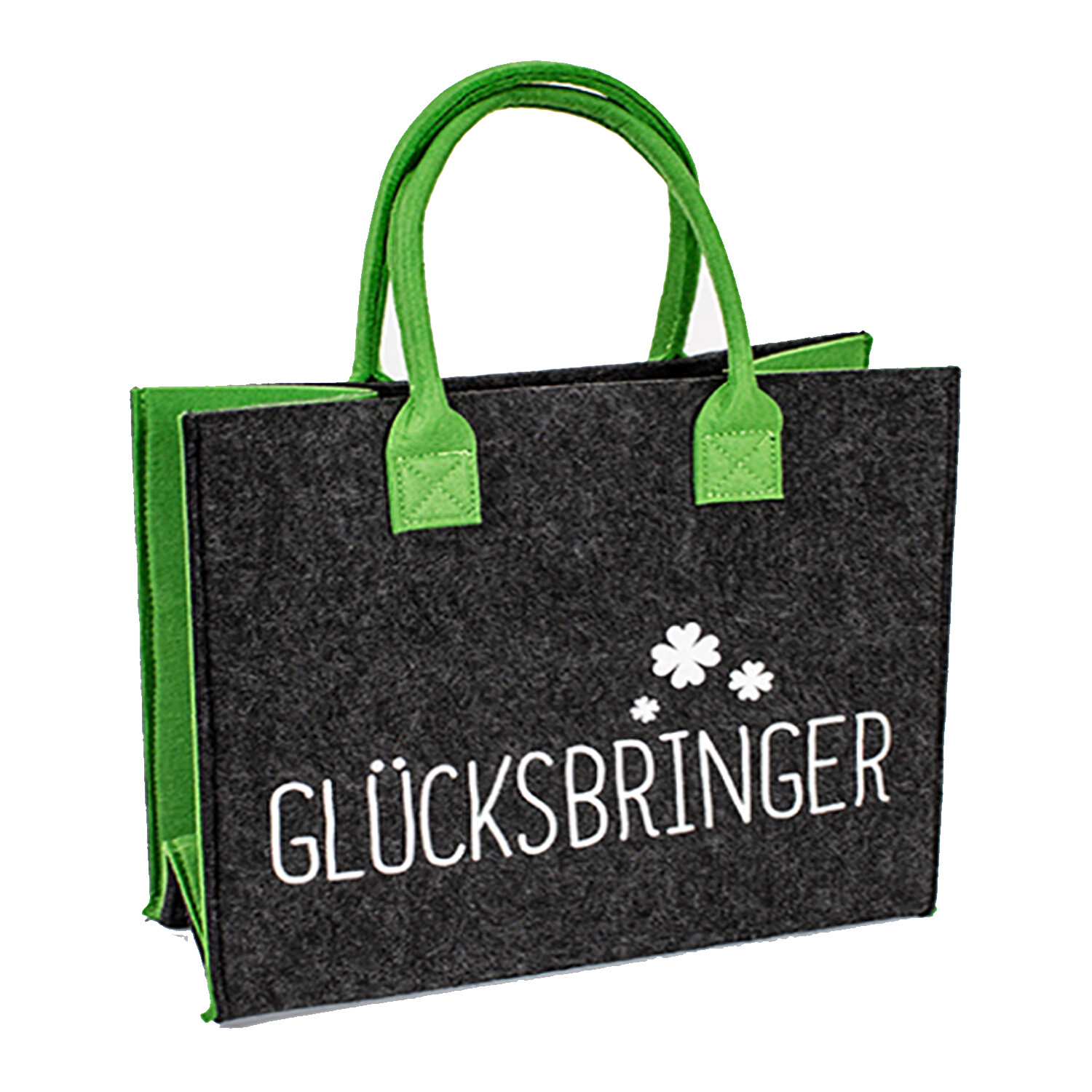 Filztaschen Shopper APKOL Filz-Einkaufstaschen – 2er-Set Faltbar
