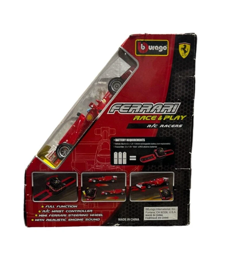 Bburago 1:32 Scale Ferrari Race and Play F10 Wrist Racers (Damaged Box) - Image 2 of 4