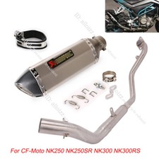 Slip For CFMOTO 300NK 300SR 250NK 250SR Complete Exhaust System Front Link Pipe
