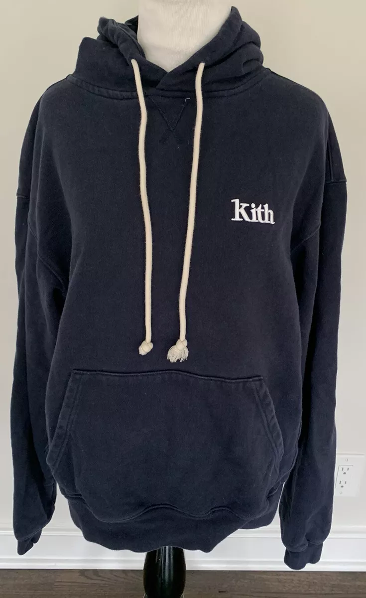 Kith Williams III Hoodie Style #KH2386 in Navy - Size S