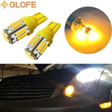 GLOFE Light Front Side Marker Light 194 2825 Amber LED Bulbs for 03~13 Mazda 6
