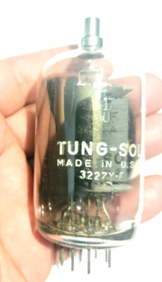 TUNG SOL 3227Y F Electron Radio Tube in 17GJ5 Box