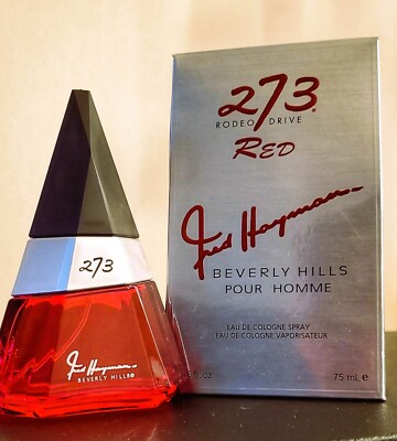 Fred Hayman 273 Rodeo Drive Red Eau De Cologne 2.5 oz New-Unsealed Box