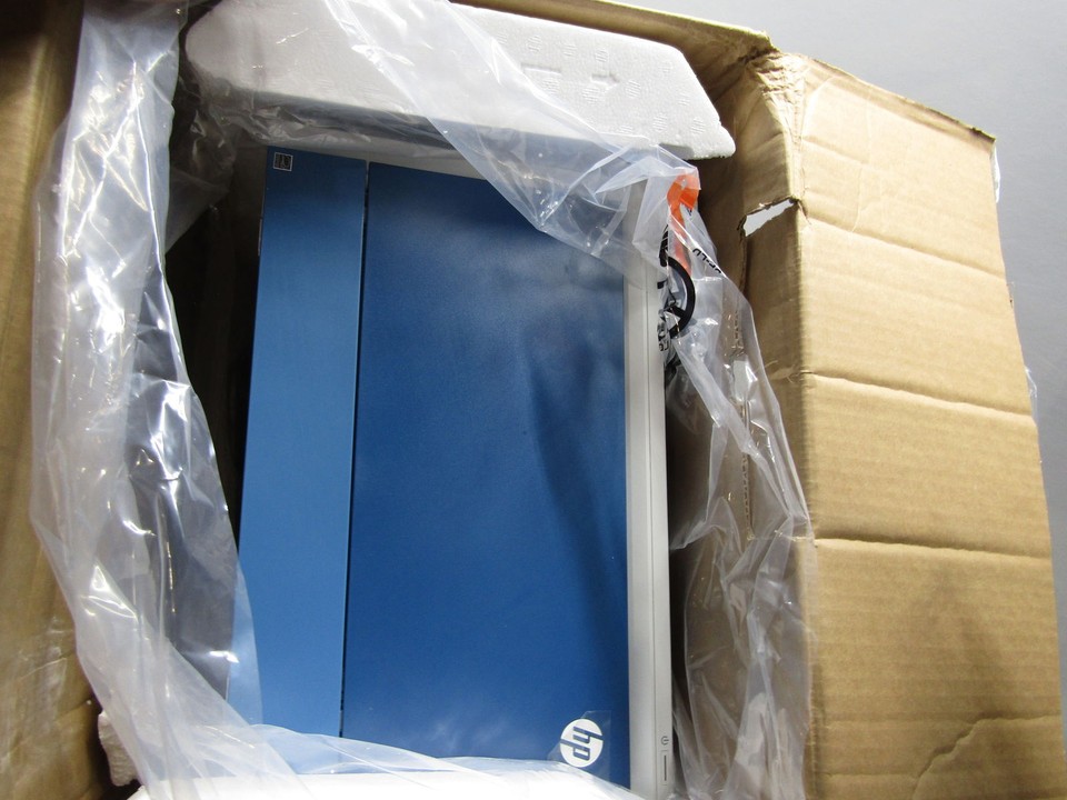 HP Color Laser Printer Jet Pro 4201dn White / Blue eBay