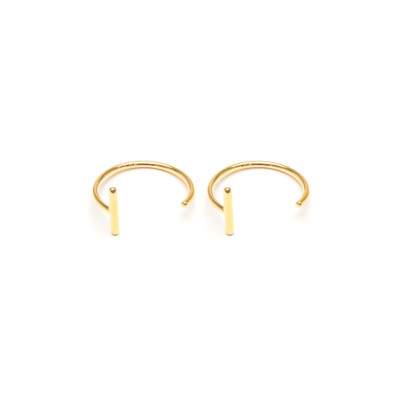 Bar Huggies Gold Plated