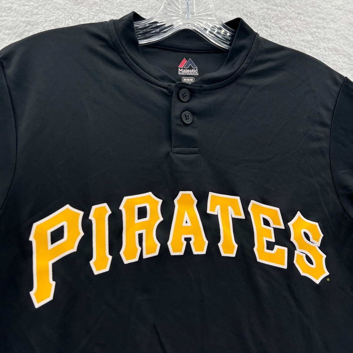 Pittsburgh Pirates Shirt Boys Medium Black Baseball Jersey