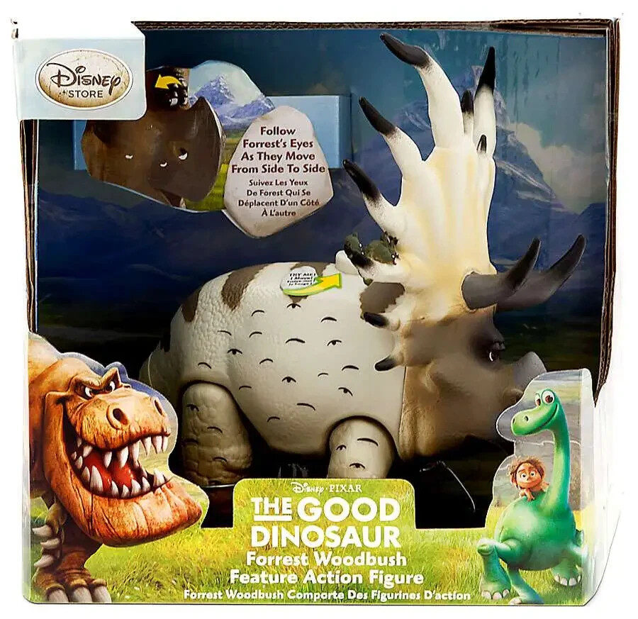 Disney Pixar Arlo The Good Dinosaur Forrest Woodbush Styracosaurus Action Figure
