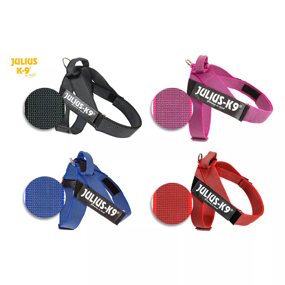 Julius-K9 Color & Gray IDC® Dog Puppy Belt Harness Adjustable Strong Free  UK P&P