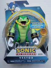 Sonic The Hedgehog Vector 4" Action Figure with Super Ring Jakks Pacific Toy NEW