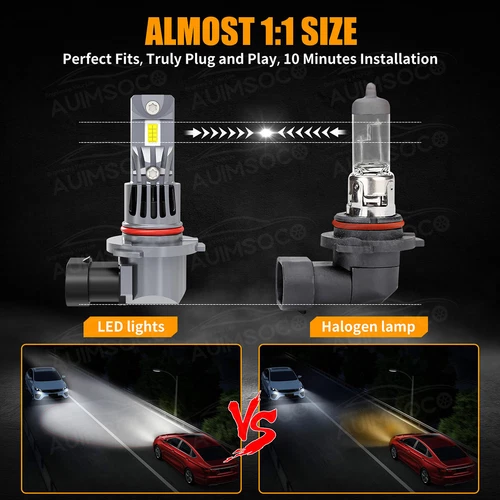 For Dodge Dart 2013-2015 WHITE LED Headlights High/Lo Beam Fog Light Bulbs Combo - Picture 6 of 11