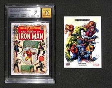 Signed Stan Lee Tales of Suspense #57 2011 UD Auto Rookie Card 1st Hawkeye BGS 9