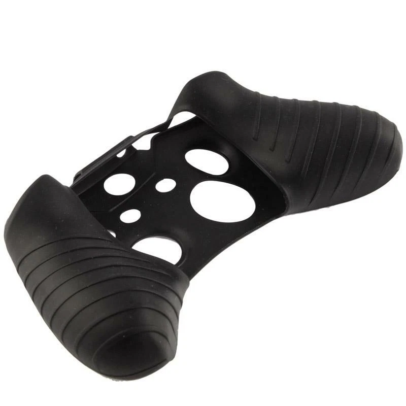 For Xbox One AMZER Soft Silicone Rubber Skin Case Cover Grip - Black - Image 3 of 4