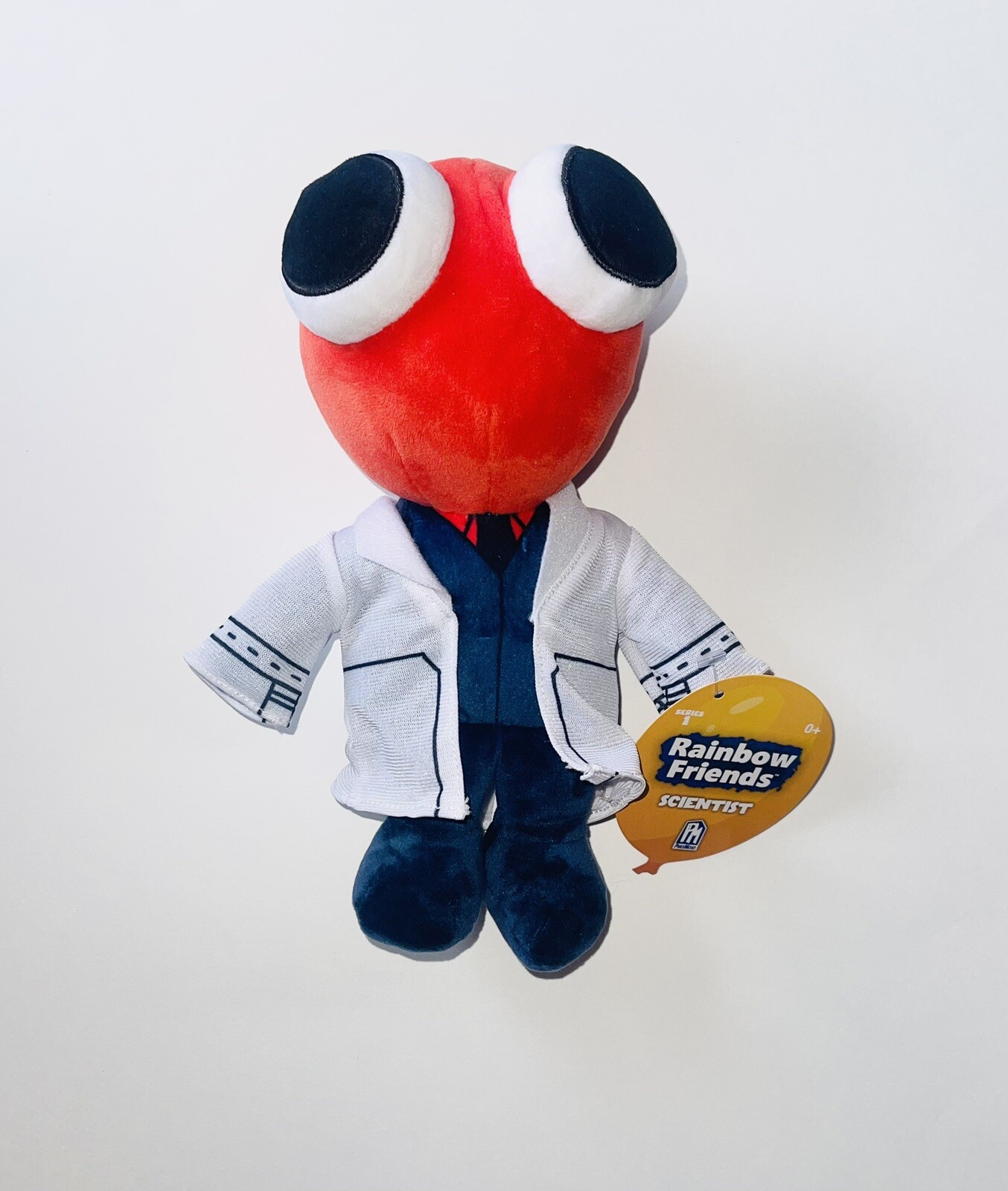 2023 RAINBOW FRIENDS Licensed 8” RED Scientist PLUSH Series 1 Phat Mojo  NEW+TAG