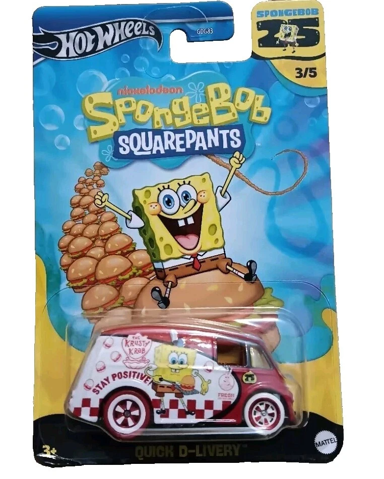 SpongeBob SquarePants 1:64 Scale Diecast Delivery Trucks